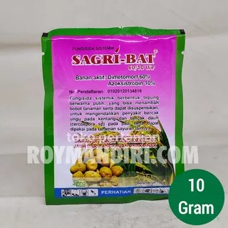 FUNGISIDA SISTEMIK SAGRI-BAT 60/10 WP - 10 GRAM