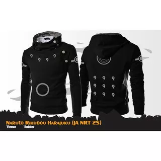 Jaket Naruto Rikudou Harajuku Anime Naruto Obito Madara - Black