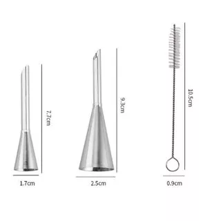 SPUIT KUE SUS SET / SPUIT FILLING SUS SET / SPUIT PUFF SET