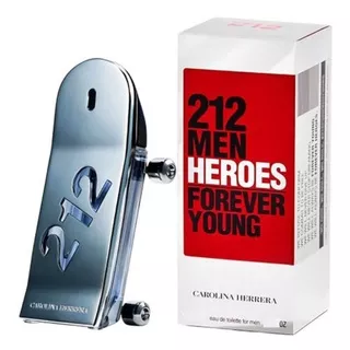 PARFUM 212 MEN HEROES FOREVER YOUNG / PARFUM CAROLINA HERRERA EDP FOR MEN 90ML + BONUS BABY GOLD