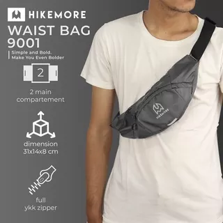 Tas Selempang Pinggang Waist Bag Pria Wanita Hikemore 9001 Original