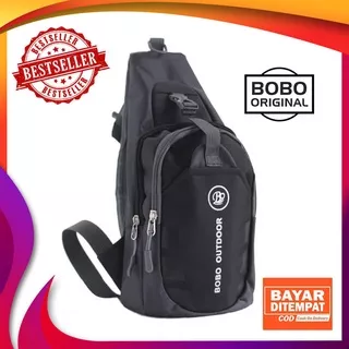 Tas BOBO OUTDOOR ORIGINAL ANTI AIR Tas Selempang Pria Waterproof Sling Bag Cowok Tas Dada Depan Laki