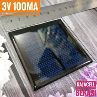 Panel Surya Mini Solar Cell 3V 100mA 70x70mm Polycrystalline Epoxy