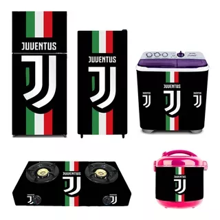 Sticker Kulkas 1 Pintu/Kulkas 2 Pintu/Kompor/Mesin Cuci/Ricecooker Juventus Italia