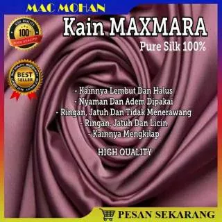 Kain maxmara lux. kain maxmara premium. kain maxmara polos silk. bahan maxmara. kain maksmara