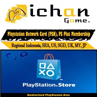 [PROSES 5 MENIT] PlayStation PSN 100-600 & PS Plus 1, 3, 12 Bulan Membership/ INDONESIA Plus REG 3/PS+ ASIA , TOP UP VOUCHER IDR 100k, 200k, 225k, 300k, 400k, 500k, 600k, 700k, 800k, 900k, 1000k, 1jt, 1 juta PS WALLET NETWORK PS 1,PS 2,PS 3,PS 4,PS 5