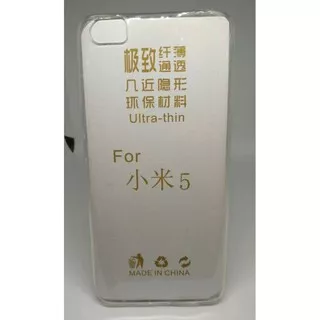 Xiaomi Mi5 Case Mi 5 Ultrathin Soft TPU Case Bening Casing Softcase Slim