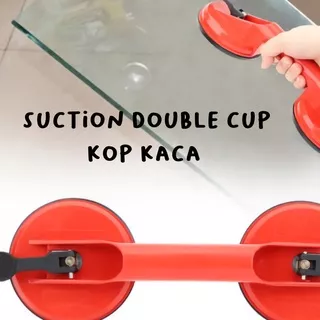 Kop Kaca 2 Kaki Body PVC/ Pegangan Kaca