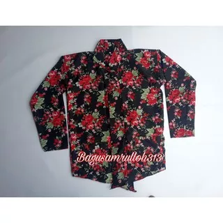 Surjan Kembang Ukuran Dewasa Warna Merah // Baju Surjan // Surjan Kembang // Surjan // Sorjan //