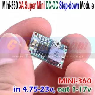 Module Micro Step Down Modul Mini 360 MP2307 DC Buck Regulator LM2596 Kecil