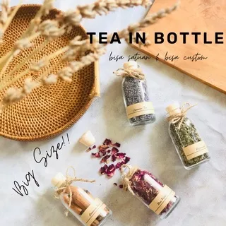 Organic&Joy• Tea in Bottle Big Size (100ml,Hampers,tea gift,souvenir,hampers natal,suvenir teh,suvenir wedding)