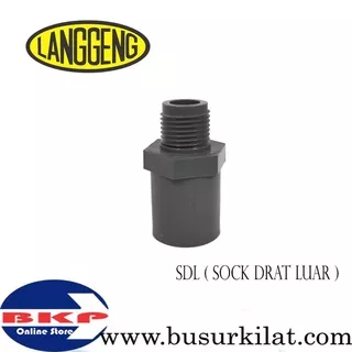 SDL 1 1/4 Inch Pvc Langgeng AW / Sock Drat Luar / Sambungan Pipa