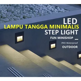 LAMPU TANGGA LED LAMPU TANGGA MINIMALIS STEPLIGHT LAMPU DINDING