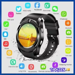 jam tangan hp ? smartwatch v8 A1 U9 y1 camera music  smartwatch bloetooth kalkulator sport