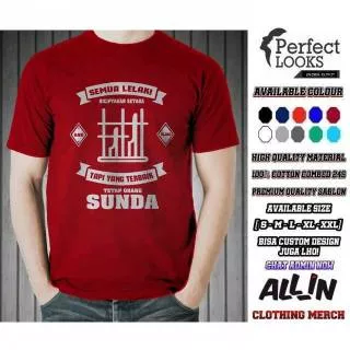 KAOS DISTRO SUNDA LELAKI TERBAIK ORANG SUNDA T-SHIRT KAOS SUNDA KEREN DESAIN MUSIK ANGKLUNG