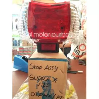 Stop lamp assy lampu belakang komplit set honda supra x 125 2006-2013 WIN rear stoplamp