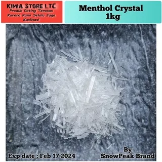 Mentol Kristal 1 KG / Menthol Crystal 1 kg / 1000 gram ( Food Grade )