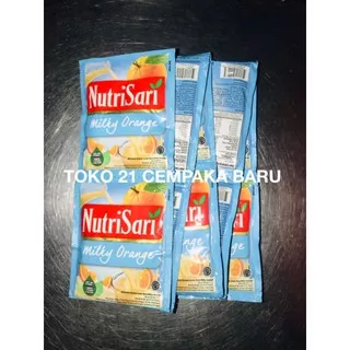 Nutrisari Rasa MILKY ORANGE 1 renceng isi 10 sachet | Minuman Nutrisari Murah Promo