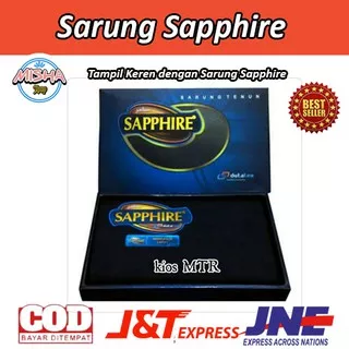 Sarung Hitam Saphire / Sarung Hitam / Sarung Hitam Tumpal Saphire / Sarung Hitam Polos Sapphire