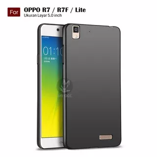 Darknight Oppo R7 / R7F / Lite | Slim Case Black Matte Softcase Premium - Hitam