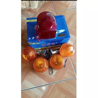 lampu sein sen reting set stopan stoplamp belakang stop Honda C70 olong capung Bektu bekjul upluk minti Pitung C50 pispot standard