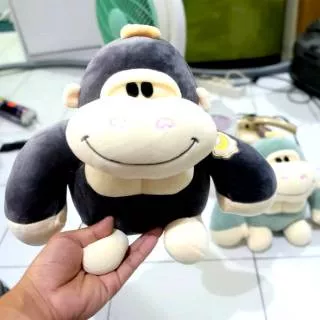 Boneka monkay gorila import uk.25cm monyet kado souvenir animal lembut banget