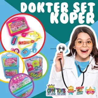 Mainan dokter-dokteran koper - pretend play - mainan doctor set - mainan peralatan dokter
