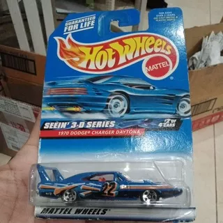 Hot wheels 1970 Dodge charger Daytona seein` 3-D series