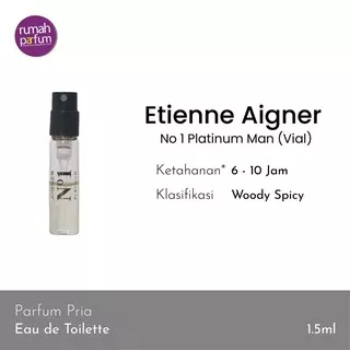 Parfum Etienne Aigner No 1 Platinum Man Vial 1.5 ML