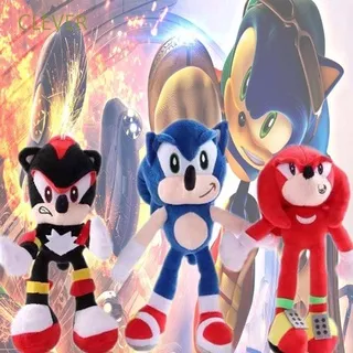 CLEVER Toy Gifts Plush Doll Plushies Present Anime Figure Hedgehog Cute Sonic Stuffed for Boys Girls Toy/Multicolor