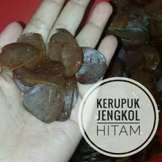 Cemilan ceu romlah Kerupuk jengkol hitam 1kg