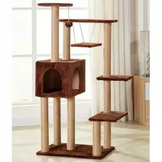 Cats Tree / Pohon Bermain Kucing / Rumah Kucing / Cat Condo / Cat Tower