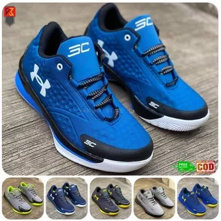 Sepatu Sneakers Cowok Under_ Armour 3D PREMIUM - Sepatu Running Sneakers Olahraga Pria