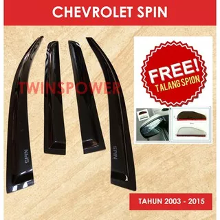 Talang Air Mobil Slim Chevrolet Spin Bonus Talang Spion