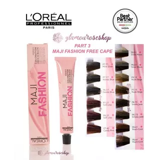 Loreal Maji Fashion Pastel / L’oreal Maji Fashion Pastel 50 ml Part 3 ( FREE CAPE / Pelindung CAT )