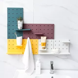 Multifunctional Peg Board / Rak Dinding Pegboard Multifungsi H016