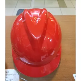 Helm Safety Proyek Merek Krisbow Warna Merah Sarang Fastrack Original