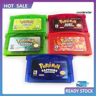 yx-bg Sapphire/Emerald/Fire Red/Leaf Green/Ruby Pokemon Game Card Cartridge for GBA