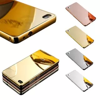 Case Metal Aluminium iPhone 6 / 6s 4.7 - Bumper Frame Mirror Back