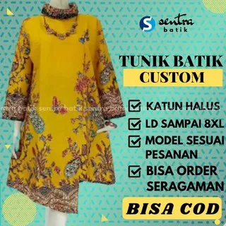 Atasan Batik Wanita PPBTK07 Modern Batik Cassual Atasan batik Wanita batik / Atasan wanita / JUMBO /