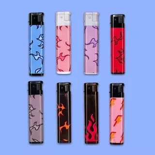 pink lighters FLAME SERIES (korek api aesthetic)