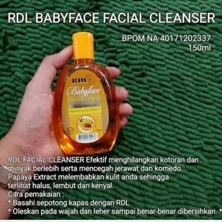 RDL Babyface Skin Whitening Papaya Extract / TONER RDL BPOM