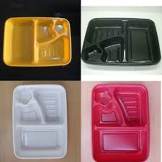 Box Bento Sekat 4/Lunch Box Bento/Tray Box isi 10pcs