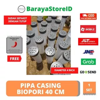 Pipa Tutup Biopori Casing Biopori 1 Set 40cm