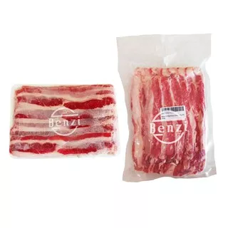 Beef Slice US SHORTPLATE Irisan Daging Sapi Bbq Shabu Yakiniku Yoshinoya 250/500/1kg Benzi