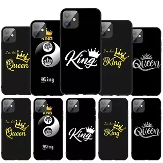 Soft Case Desain King Queen 39mb Untuk Iphone Xr X Xs Max 7 8 6s 6 Plus 7 + 8 + 5 5s Se 2020