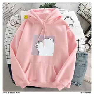 CUTE BEAR HODIE SWEATER - SWEATER WANITA HODIE - HODIE CUTE SWEATER WANITA MURAH