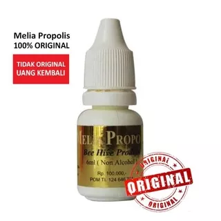 [BISA COD]  MELIA PROPOLIS 1 BOTOL MELIA SEHAT SEJAHTERA ORIGINAL / PROPOLIS MELIA SEHAT SEJAHTERA 6 ML ORI 100%  Obat Darah Tinggi Ampuh Obat Herbal Jamu Herbal Tradisonal Obat Hipertensi Green Nutrio