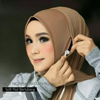 Hijab Jilbab PASMINA INSTAN ROYAL SOFT PED JERSEY Super Premium Ori / Qiara Hijab Official