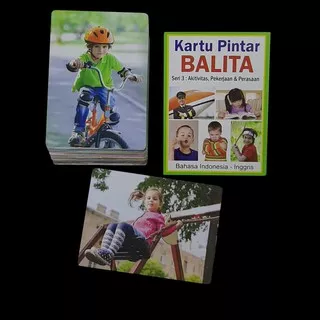 Flashcard Kartu Pintar Balita Seri 3 Flash Card Bayi Murah Bahasa Indonesia Inggris Mainan Edukasi